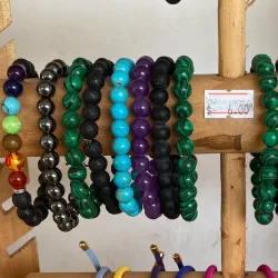 Pulseras de piedras naturales 