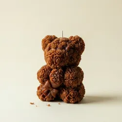 Vela Osito de rosas pequeño 🐻