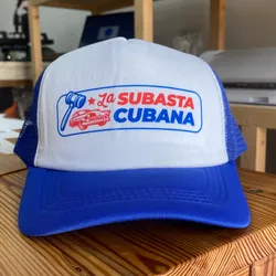 Gorra Trucker Azul y Blanca