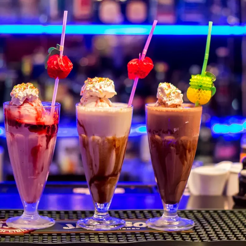 Batido de Helado de Fresa