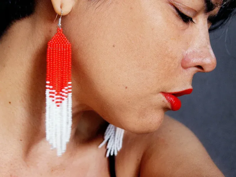 Aretes de flecos