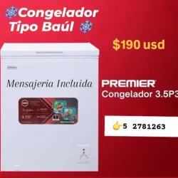 Freezer Tipo Baul Premier