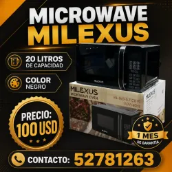 Microondas Milexus de 20 Litros