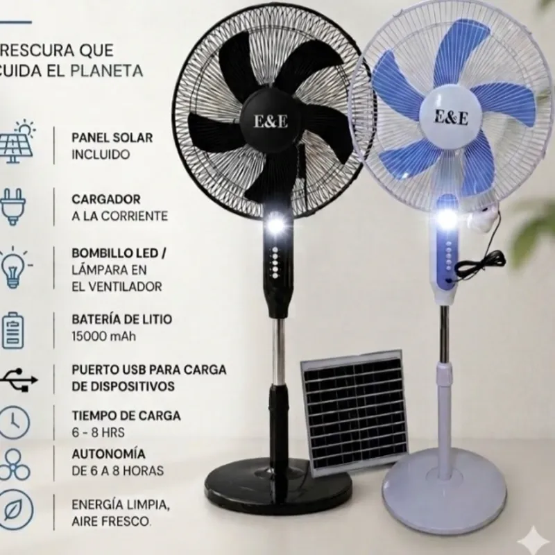 Ventilador Recargable de Pie