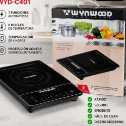 Cocina de Inducción Wynwood WYD-C401 de una hornilla
