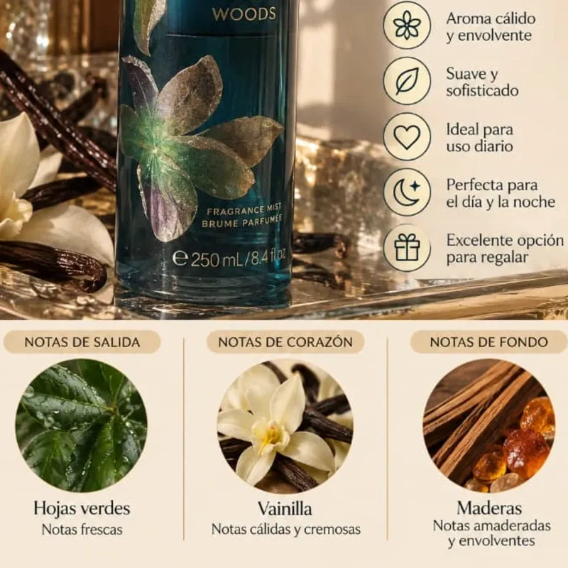 Colonia Victoria Secreta orignal🌿 VICTORIA’S SECRET — WARM VANILLA WOODS 🌿