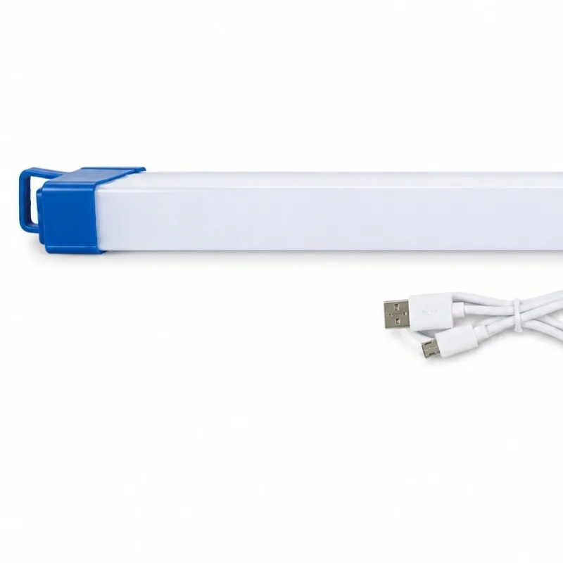Lámpara recargable con imán y colgador. 32 cm