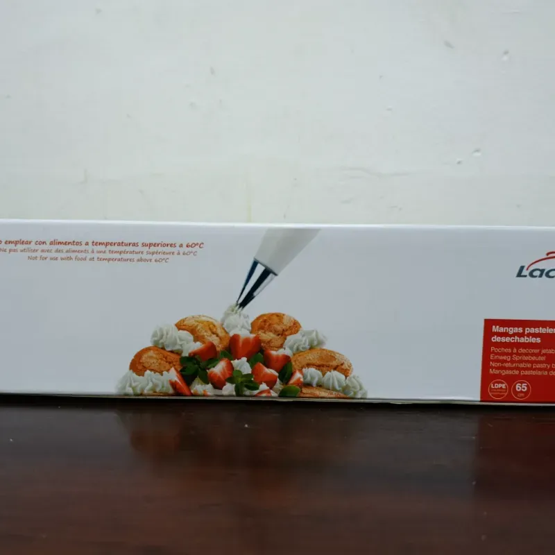 Mangas pasteleras grandes de material resistente profesionales. 65 cm incluye 100 unidades.