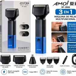 🔥 MÁQUINA DE PELAR RECARGABLE AMOI 3 EN 1 🔥
