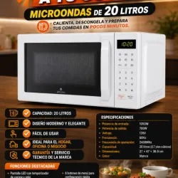 Microondas Allnovu de 20 Litros! Microwebe