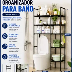 Organizador para baño, mueble de baño