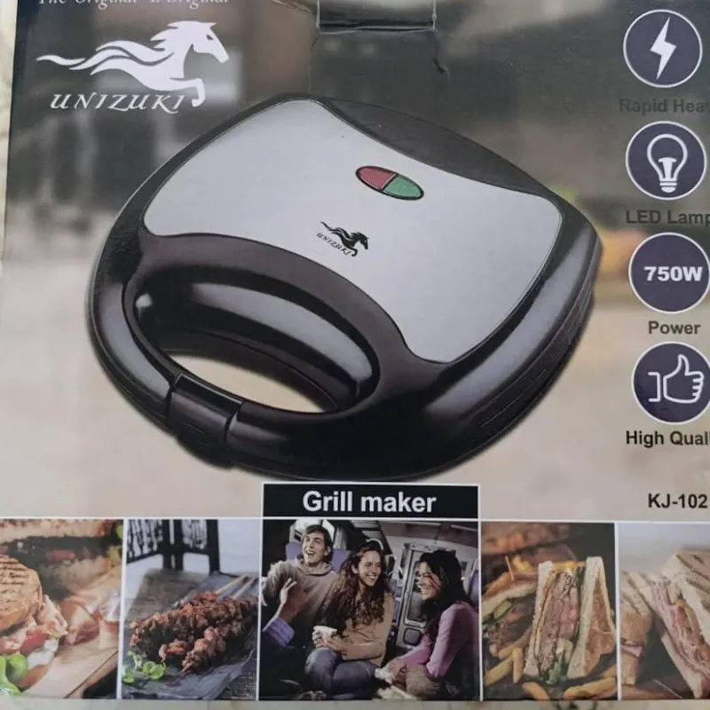 🔥🍞PLANCHA DE PAN, SANDWICHERA ELÉCTRICA Marca: UNIZUKI.
