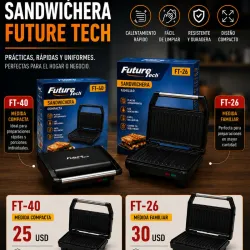 Sandwichera, plancha de pan