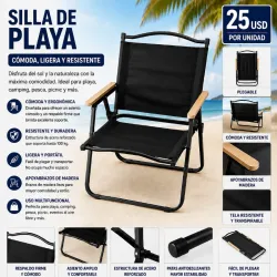 Silla de Playa plegable