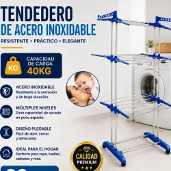 Tendedero plegable vertical