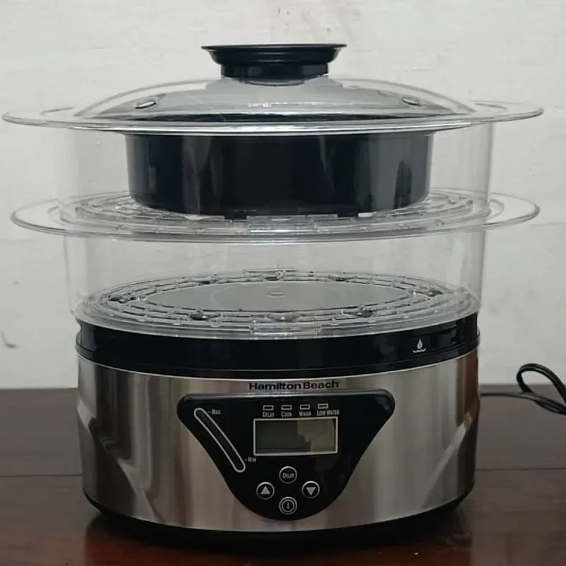 🥦🍤 VAPORERA DIGITAL HAMILTON BEACH 5.5 LT