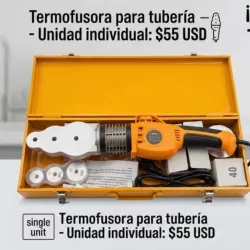 Termofusora de tubería