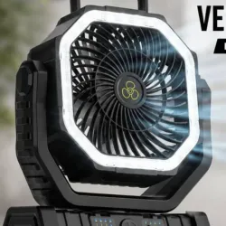 Ventilador recargsble f6