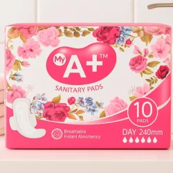 Almohadillas sanitarias intimas con alas My A+(10U)