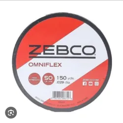 Línea Zebco Omniflex  ( 50 Lb) longitud 150 yds.