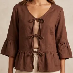 Blusas lazo