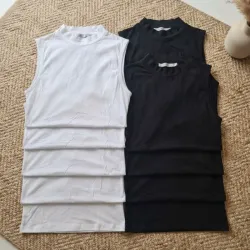 Camisetas Básicas con cuello alto