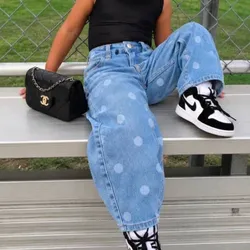 Jean barrel niña