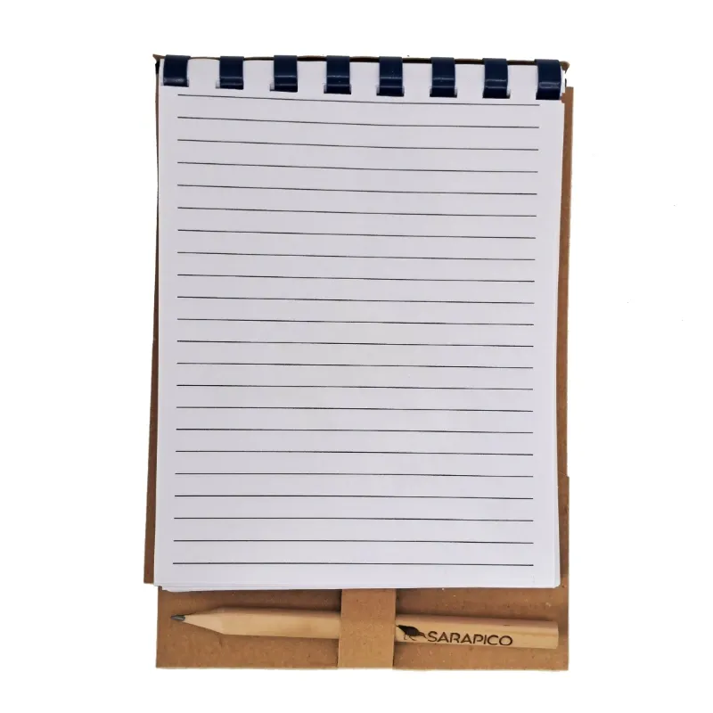 Agenda de Hojas Rayadas con Lápiz