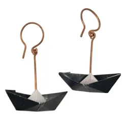 Pendientes Barquitos de Papel