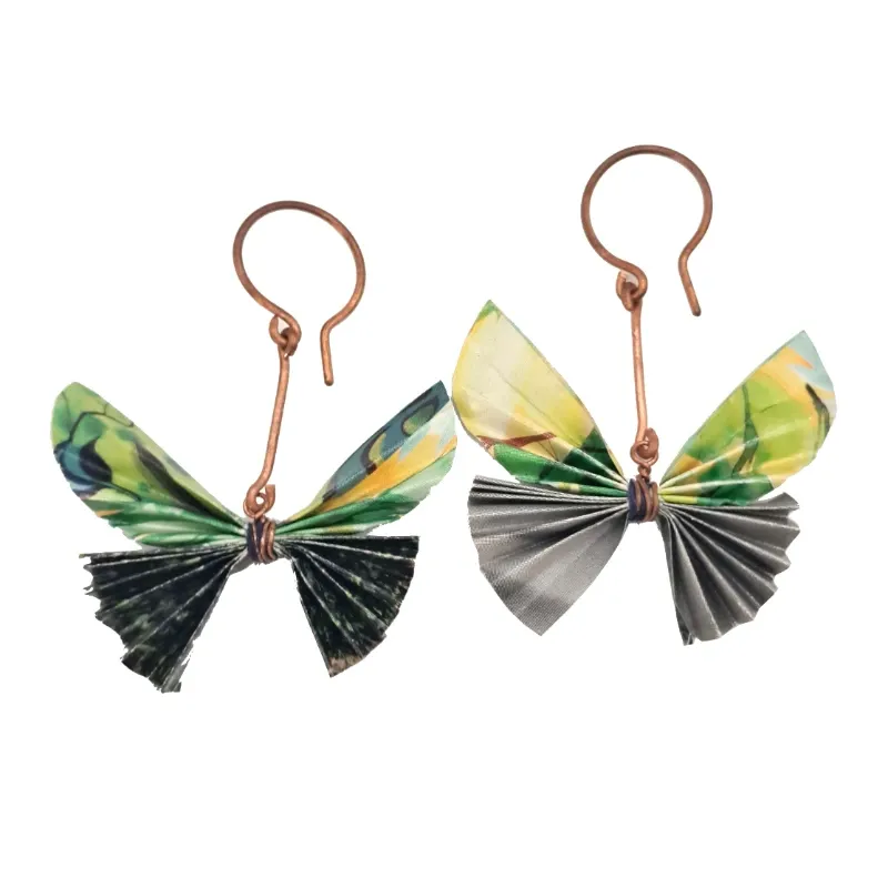 Pendientes Mariposas de Papel 4