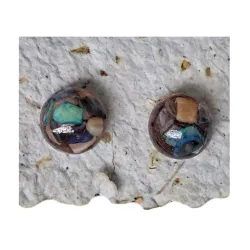 Aretes Sarapico Esférico Mixto