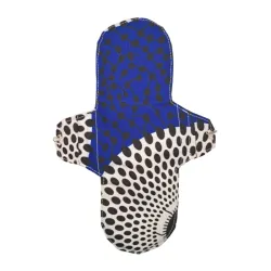 Intima de Tela con Estampado Azul y Gris