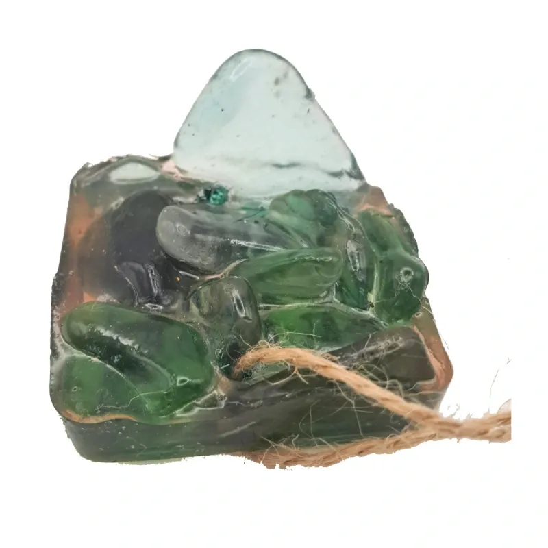 Porta Incienso Pequeño Cuadrado Verde