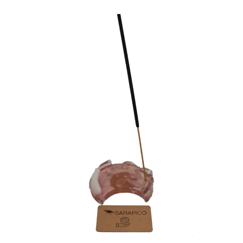 Porta Inciensos Pequeño Luna Salmón