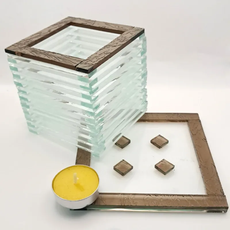 Porta Velas de Vidrio