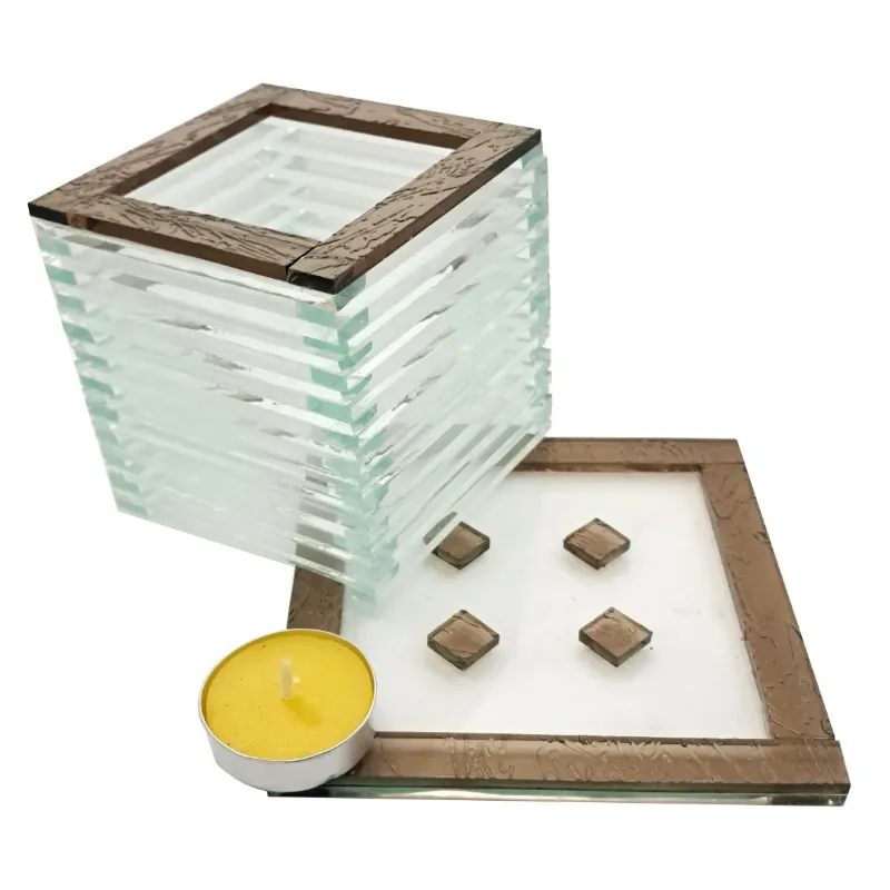 Porta Velas de Vidrio