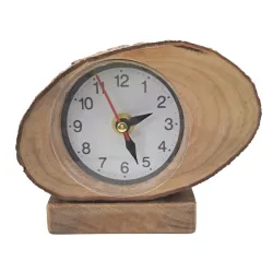 Reloj de Madera Ovalado