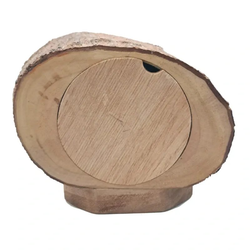 Reloj de Madera Ovalado