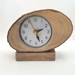 Reloj de Madera Ovalado