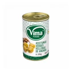 Aceitunas verdes rellenas de anchoa Vima Foods (295 g / 10.40 oz)