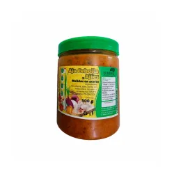 Ajo, cebolla y ajíes molidos en aceite El Roble (500 g / 1.10 lb)