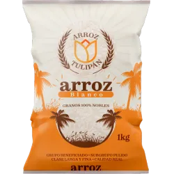 Arroz de grano largo brasileño Tulipán (1 kg / 2.2 lb)
