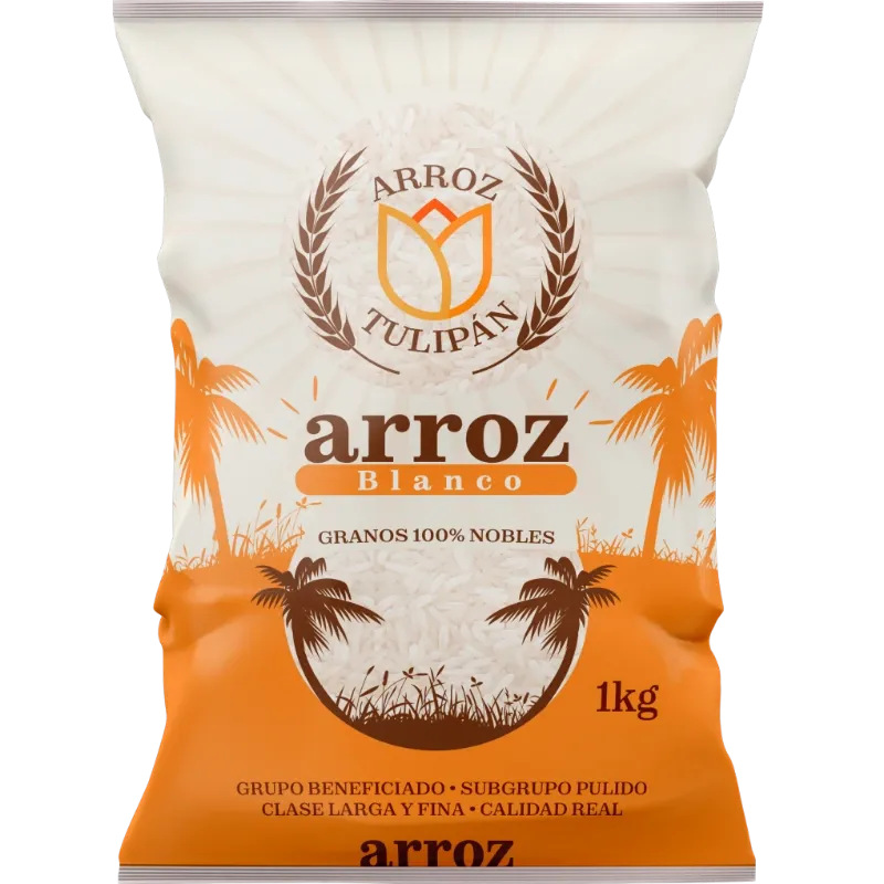Arroz de grano largo brasileño Tulipán (1 kg / 2.2 lb)