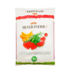 Azúcar blanca Silver Foods (1 kg / 2.2 lb)