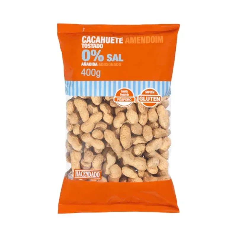 Cacahuetes con cáscara 400 g 