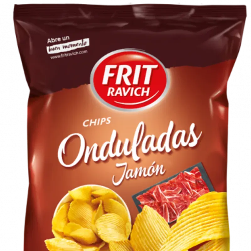 Chips Onduladas sabor Jamón 
