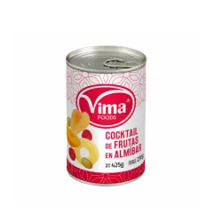 Cóctel de frutas en almíbar  Vima Foods (425 g / 14.99 oz)