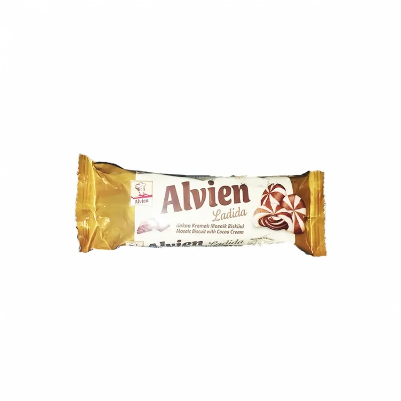 Galleta mosaico con crema de cacao alvien ladida