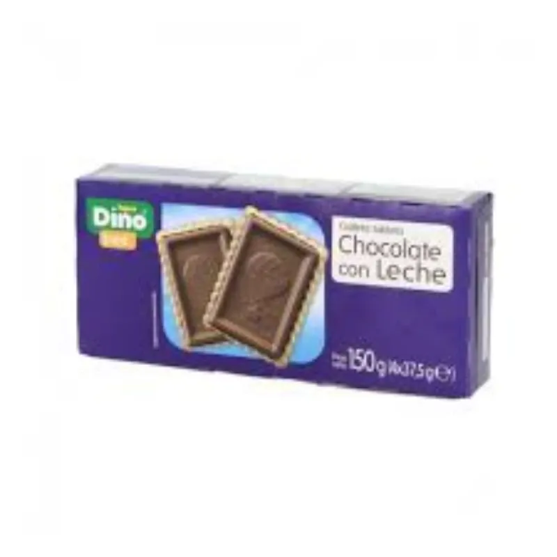 Galletas de chocolate con leche Dino foods