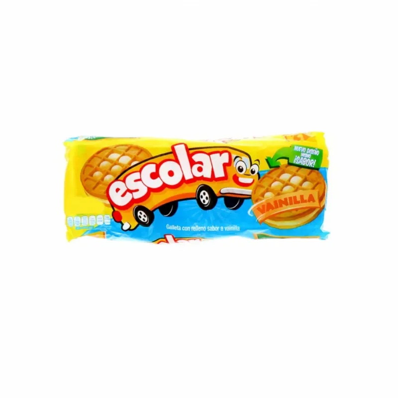 Galletas Escolar con relleno de vainilla (22 g)